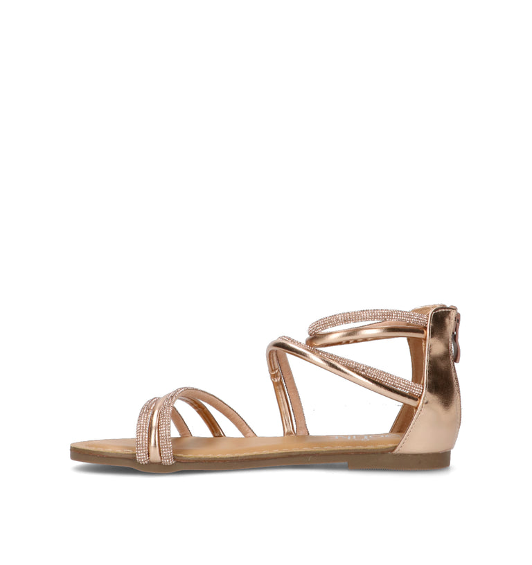 TOO LIKE Sandalo donna oro rosa