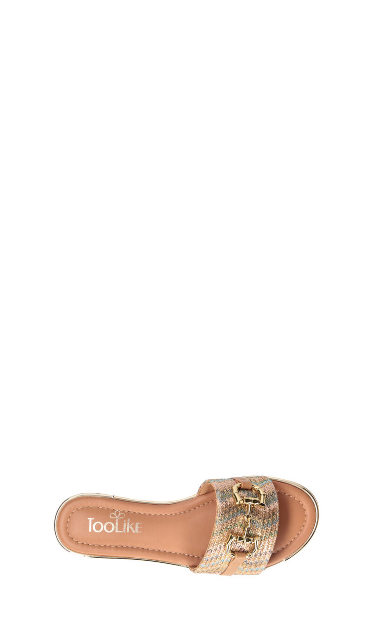 TOO LIKE Ciabatta donna beige
