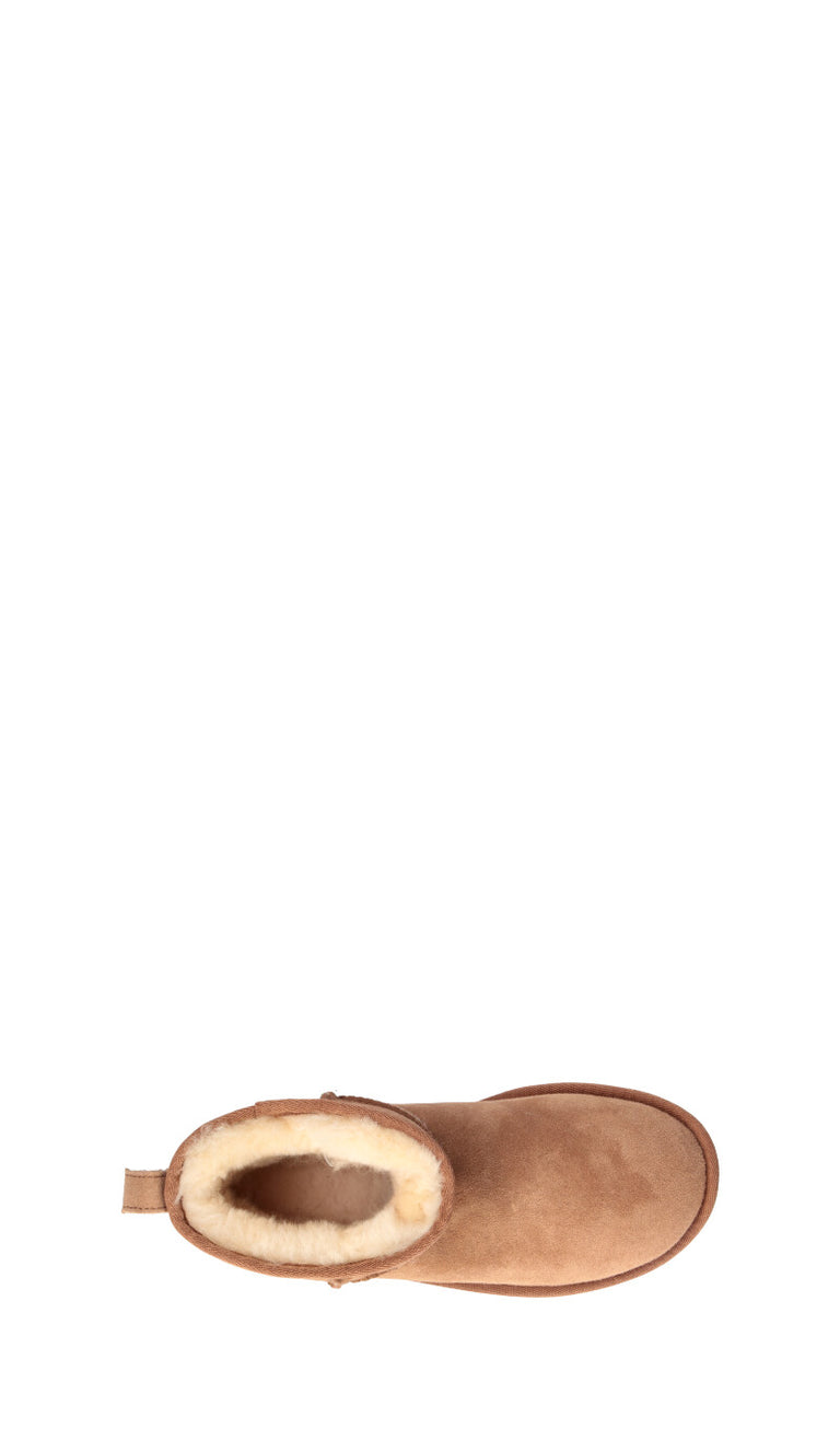 TOO LIKE Stivaletto pelo donna chestnut in suede