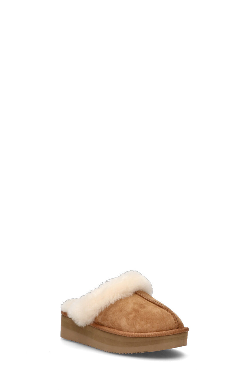 TOO LIKE Ciabatta donna chestnut in suede
