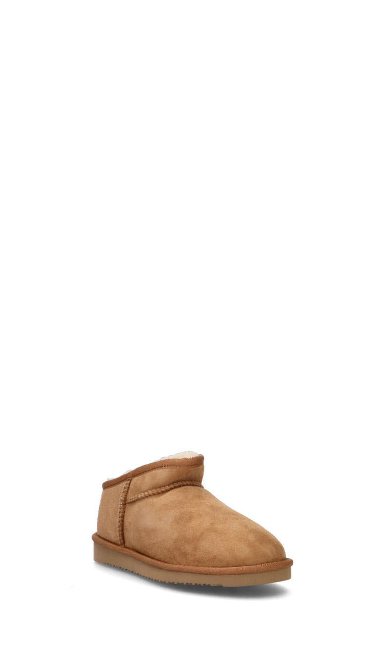 TOO LIKE Stivaletto pelo donna chestnut in suede