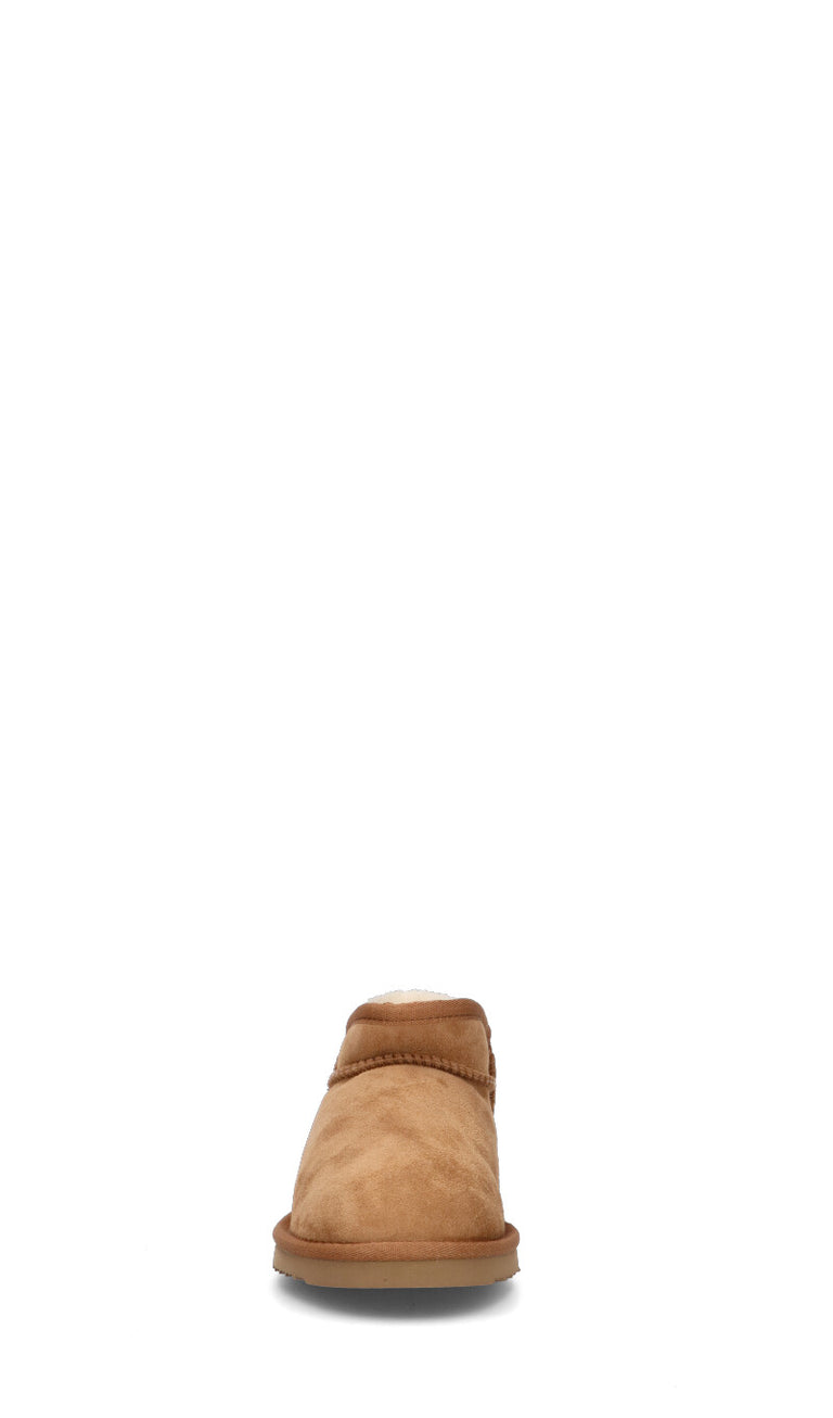 TOO LIKE Stivaletto pelo donna chestnut in suede