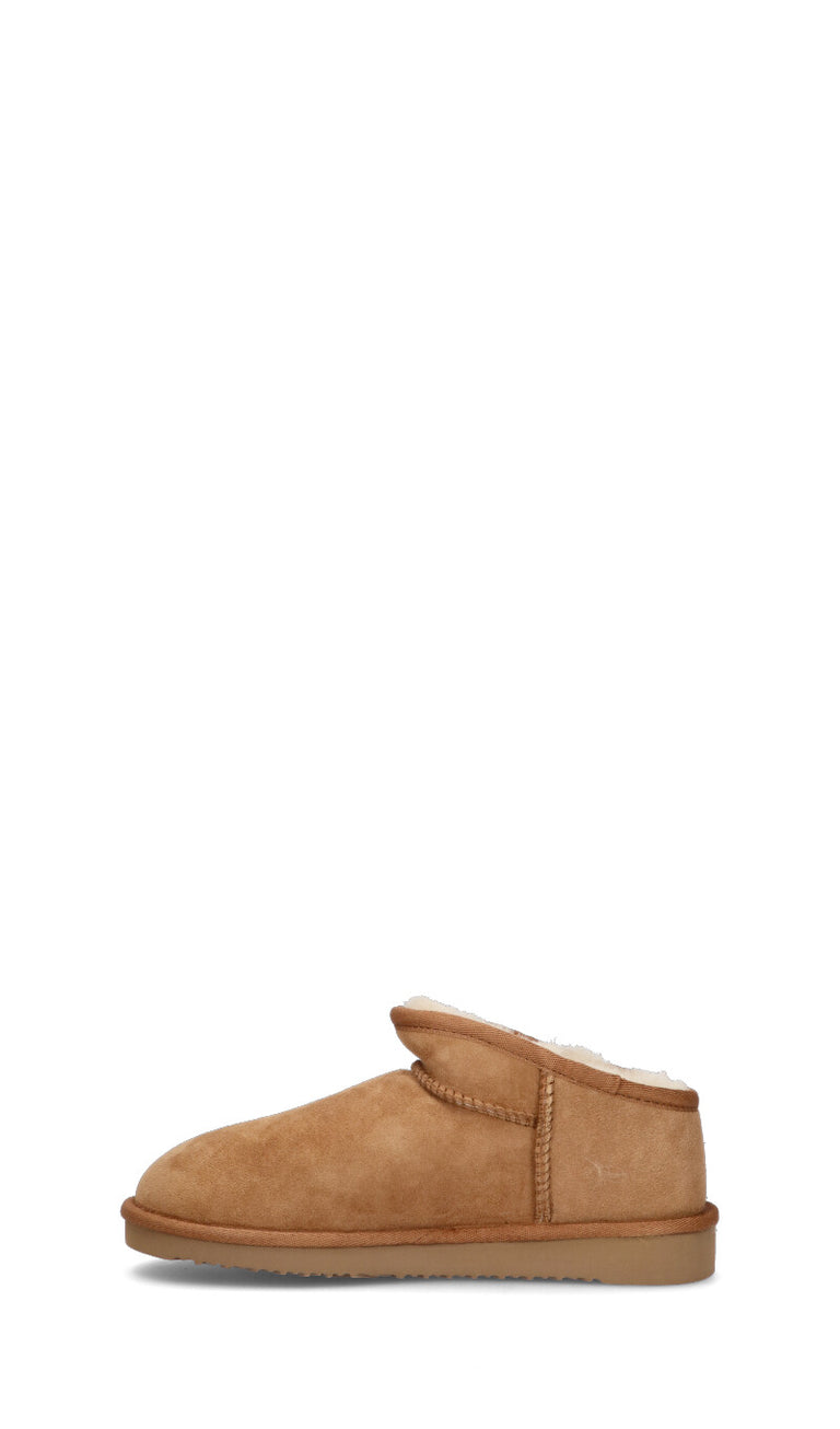 TOO LIKE Stivaletto pelo donna chestnut in suede