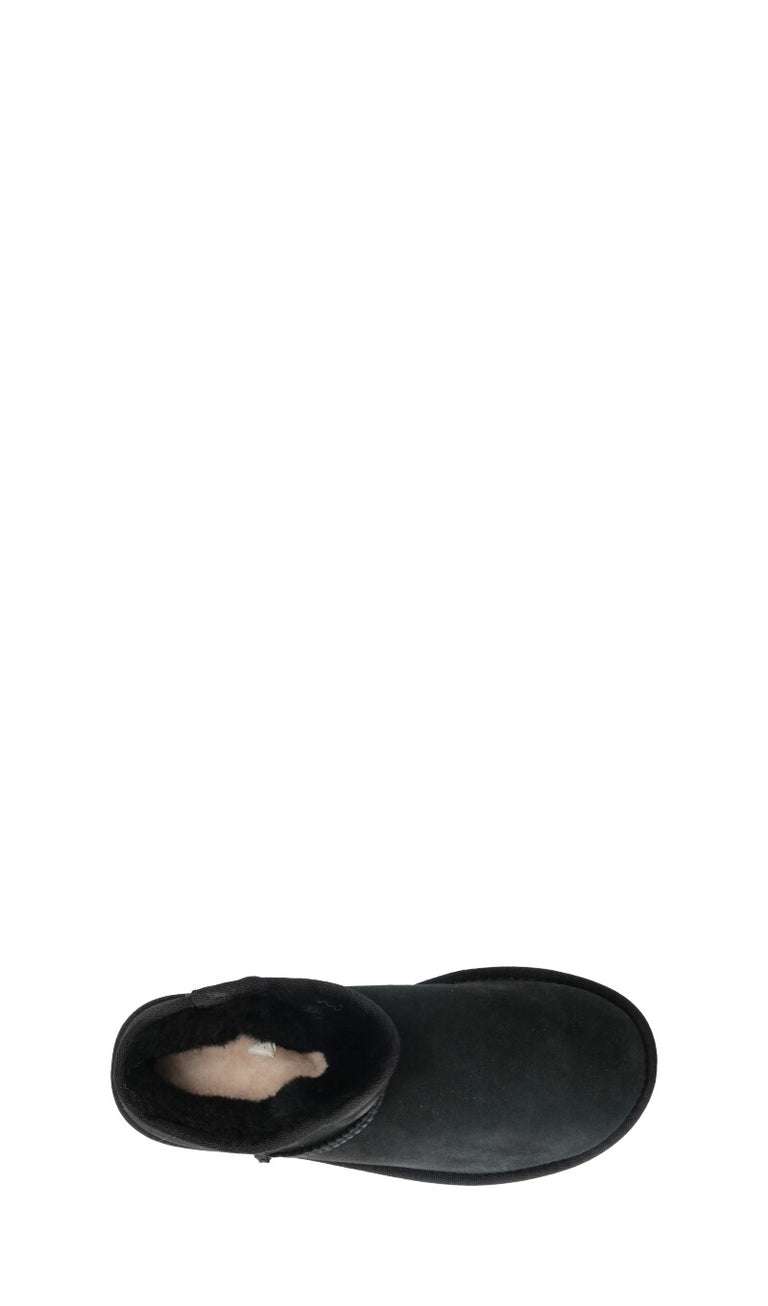 TOO LIKE Stivaletto pelo donna nero in suede