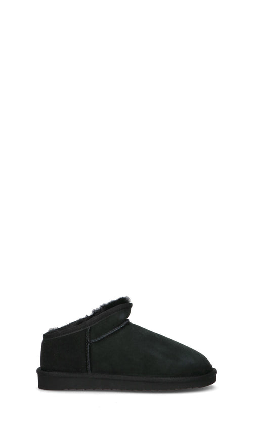 TOO LIKE Stivaletto pelo donna nero in suede
