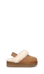 TOO LIKE Sabot donna chestnut in suede