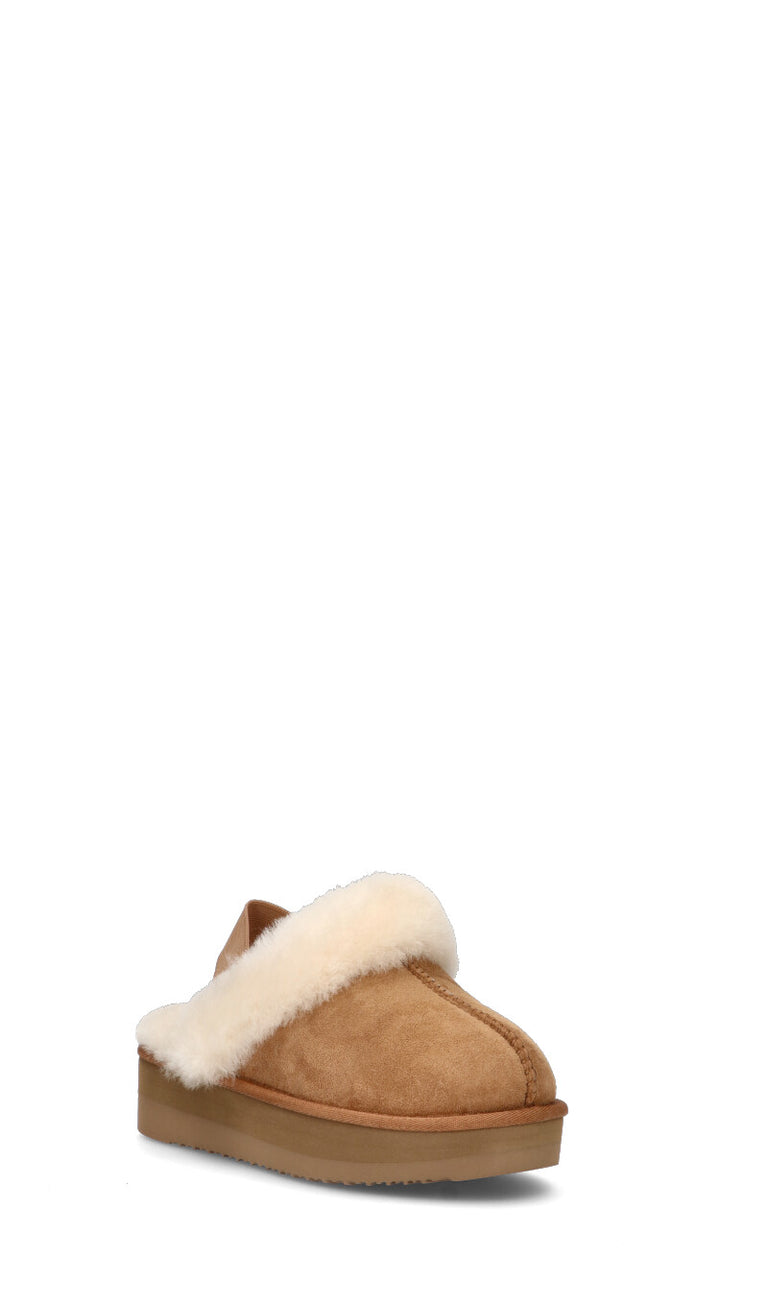 TOO LIKE Sabot donna chestnut in suede