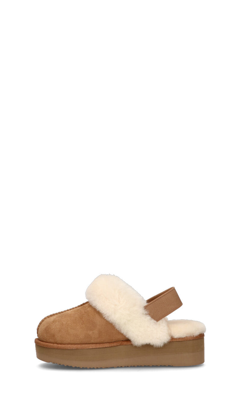 TOO LIKE Sabot donna chestnut in suede