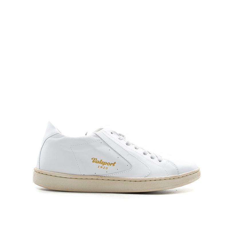 Valsport Sneaker Bassa Tournament Classic In Pelle Bianco Blu Uomo