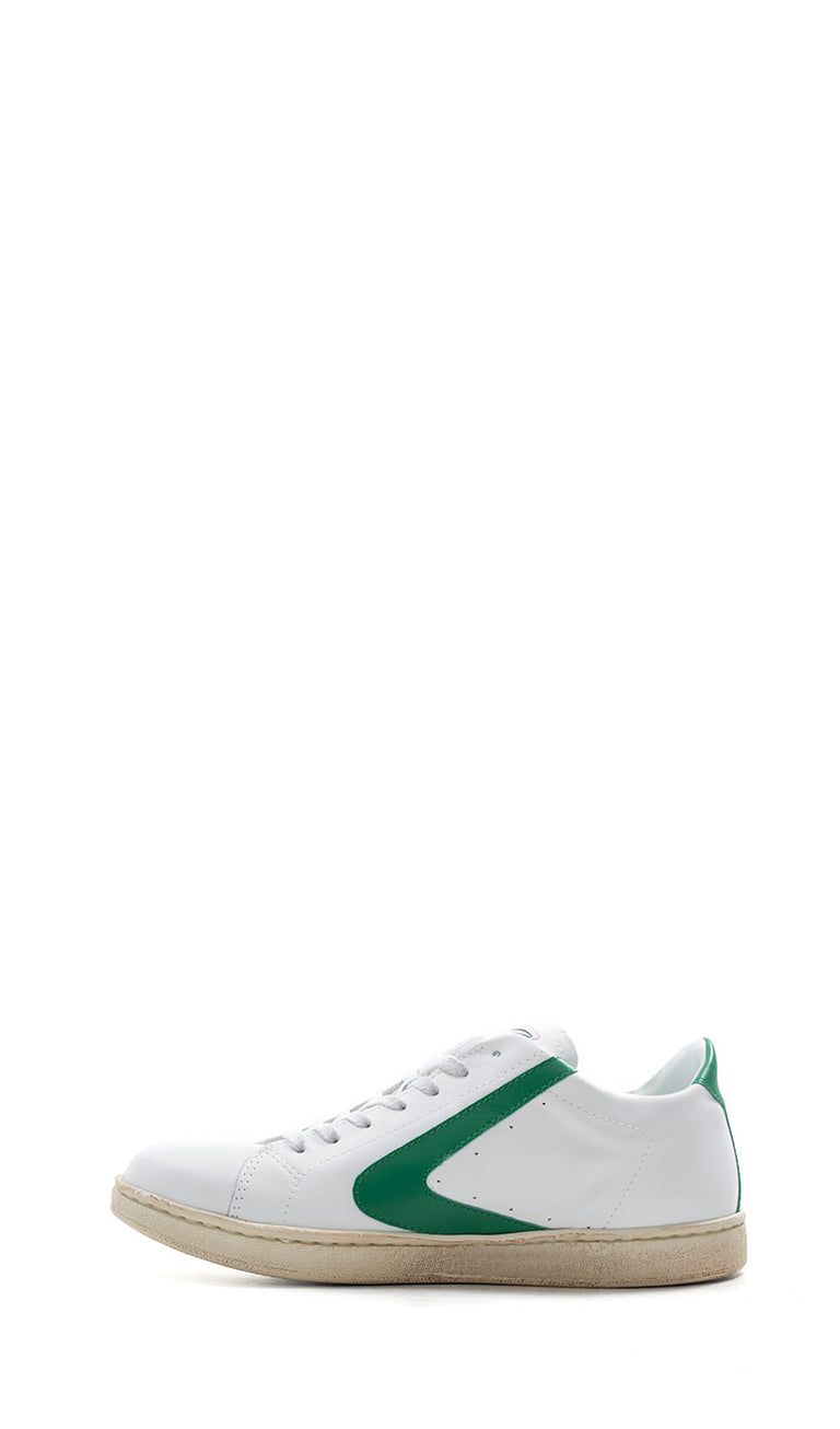 VALSPORT Sneaker uomo bianca/verde in pelle