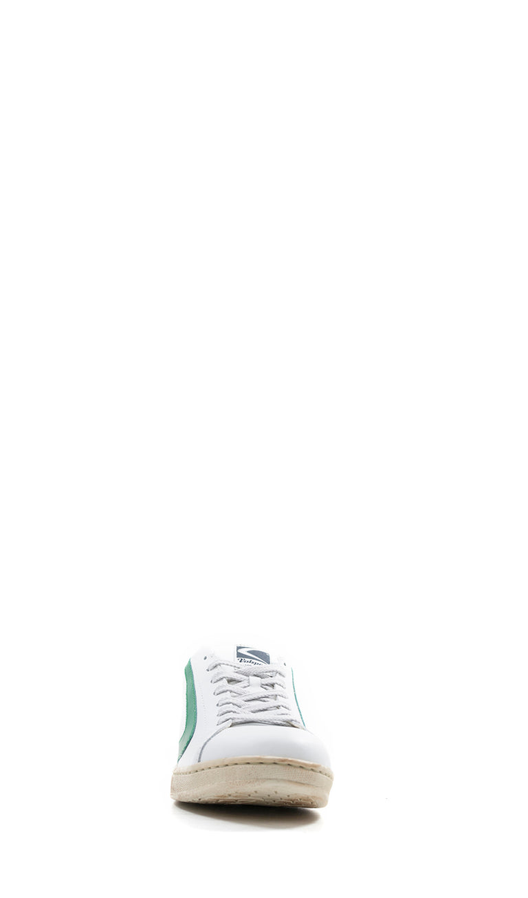 VALSPORT Sneaker uomo bianca/verde in pelle