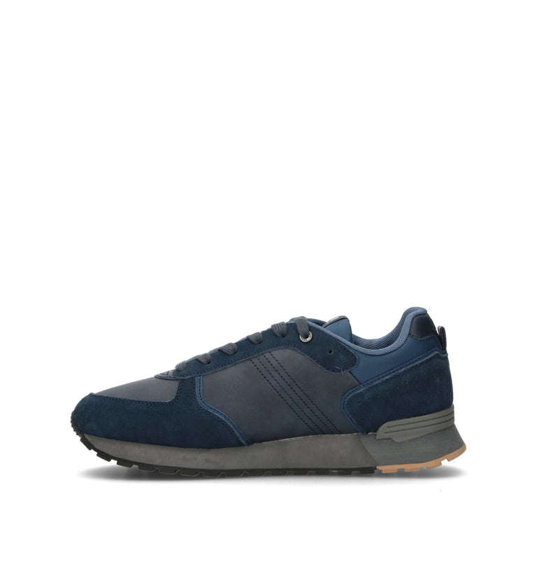 COLMAR Sneaker uomo blu in pelle