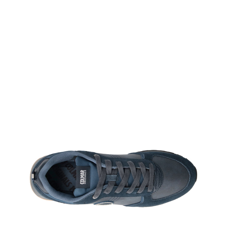 COLMAR Sneaker uomo blu in pelle