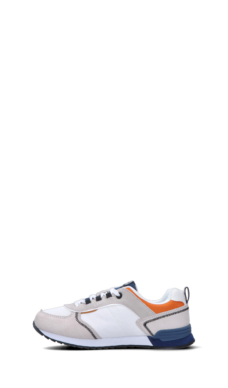 COLMAR Sneaker donna bianca/blu/arancio in suede
