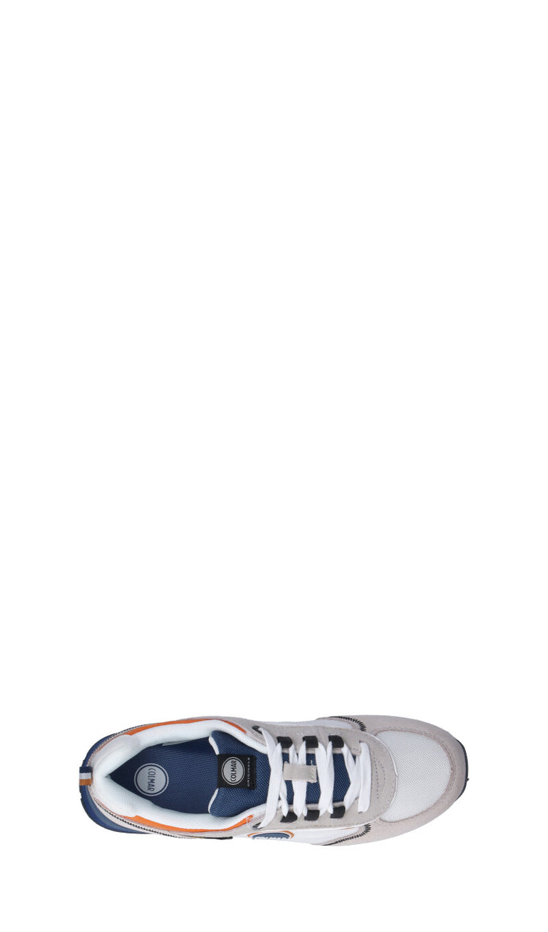 COLMAR Sneaker donna bianca/blu/arancio in suede