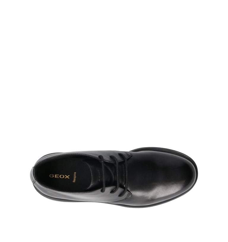 GEOX Polacco uomo nero in pelle