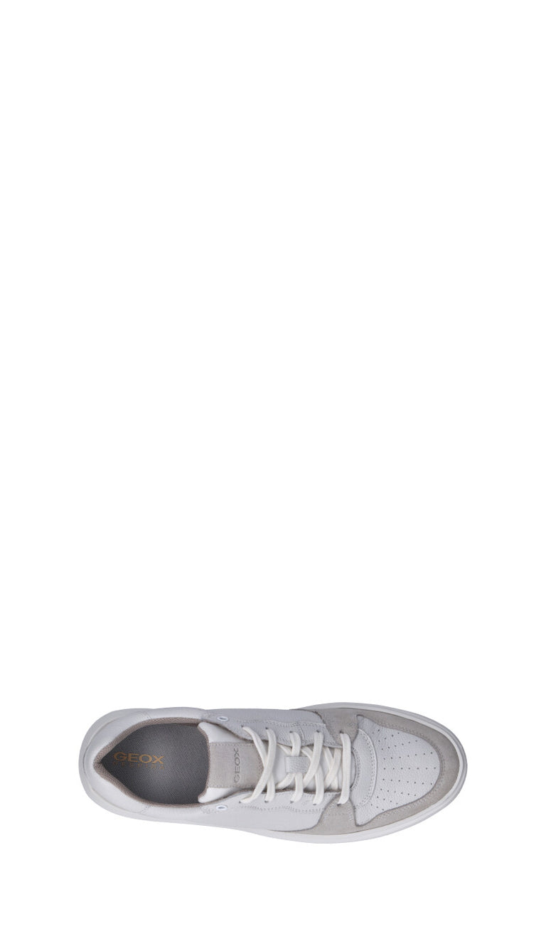 GEOX Sneaker uomo bianca/beige in suede
