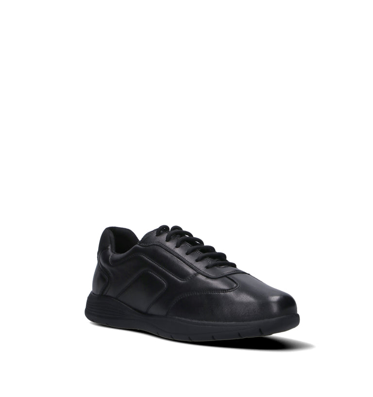 GEOX Sneaker uomo nera in pelle