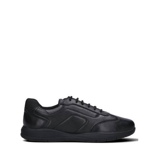 GEOX Sneaker uomo nera in pelle