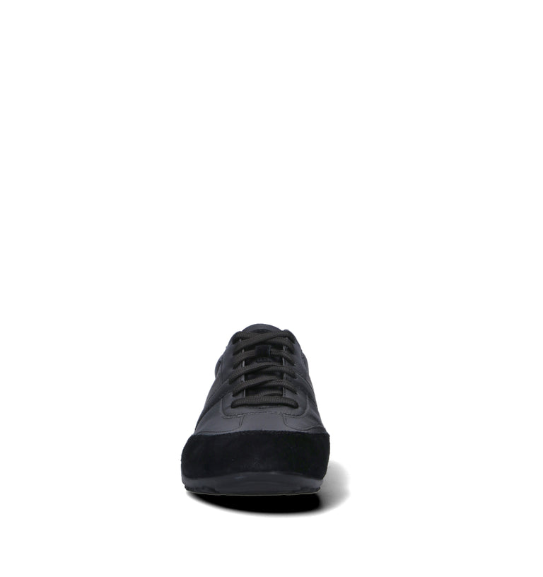 GEOX Sneaker uomo nera/grigia in pelle