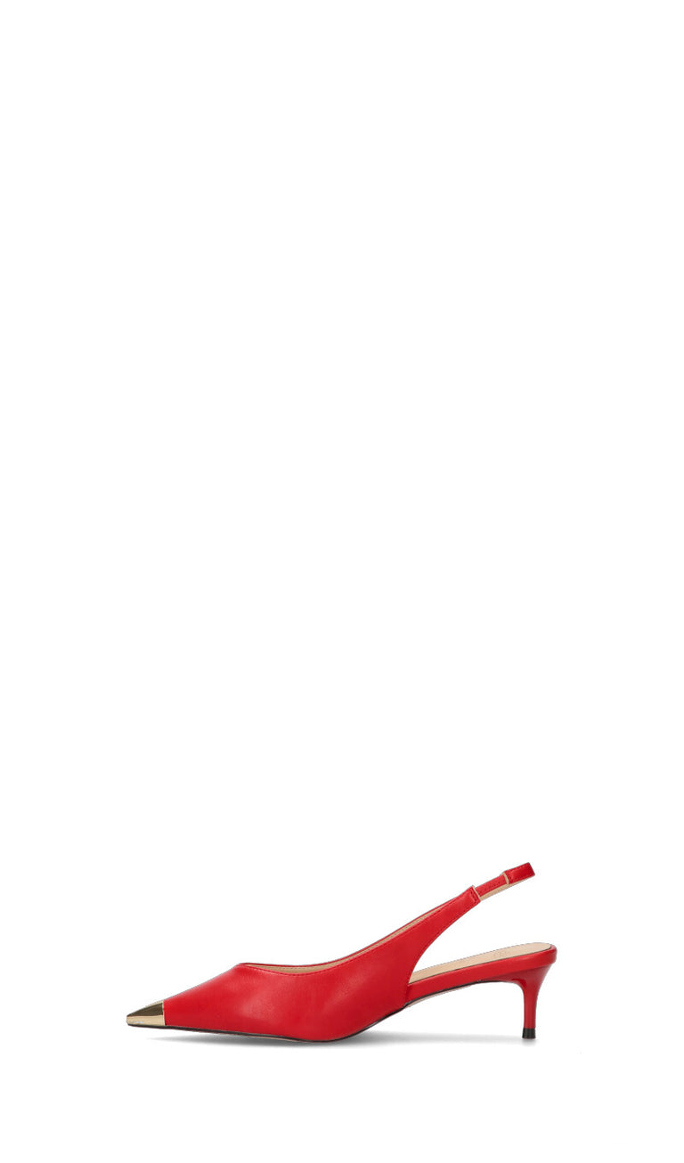EXE Slingback donna rossa nude