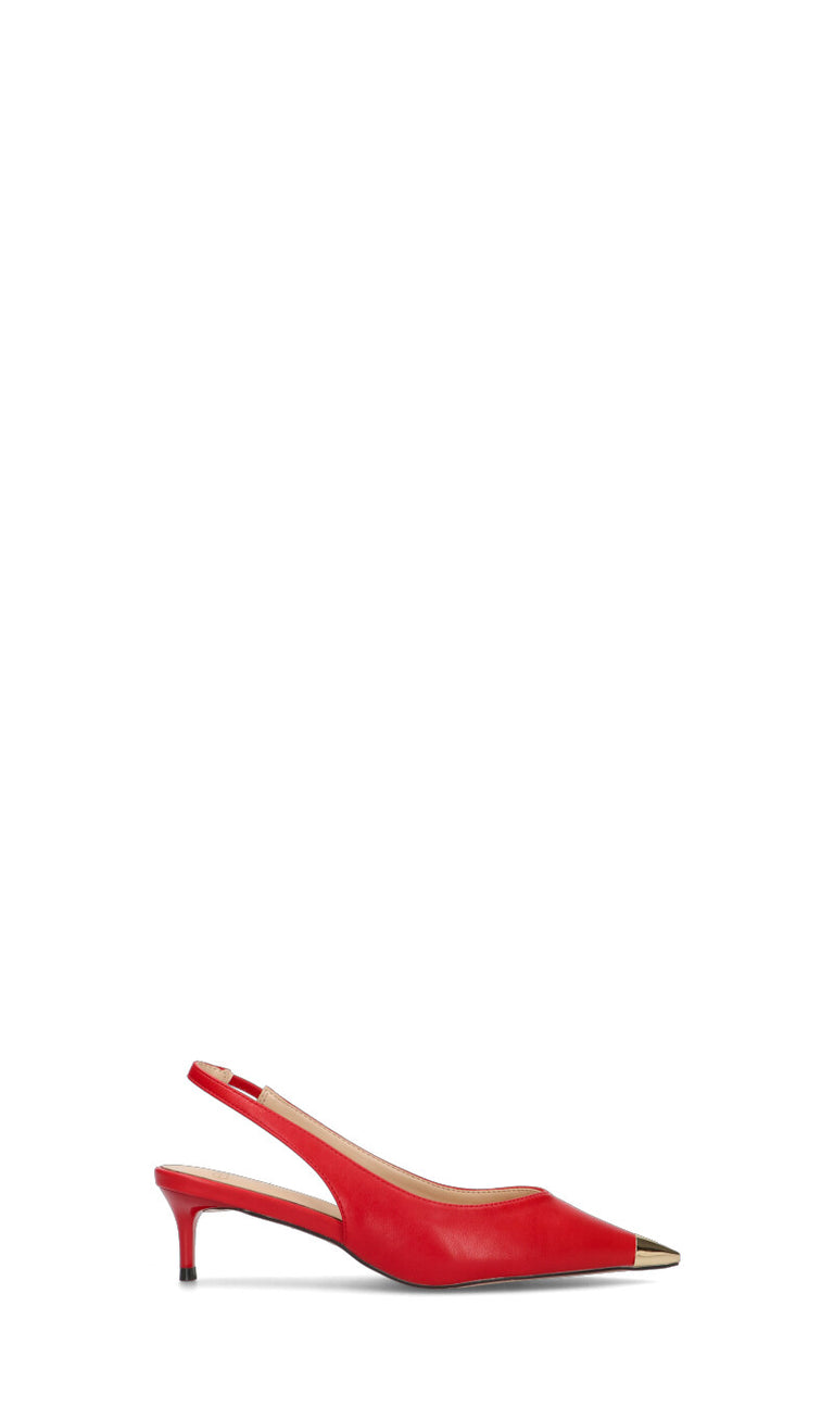 EXE Slingback donna rossa nude