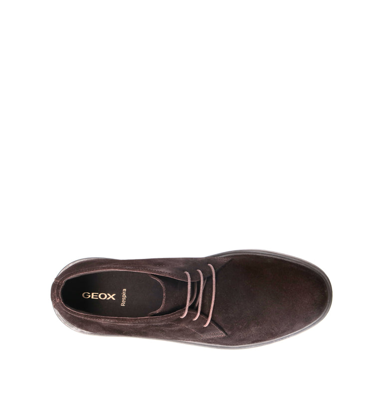 GEOX Polacco uomo marrone in suede
