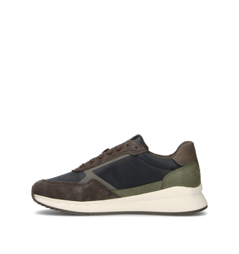 GEOX Sneaker uomo blu/marrone