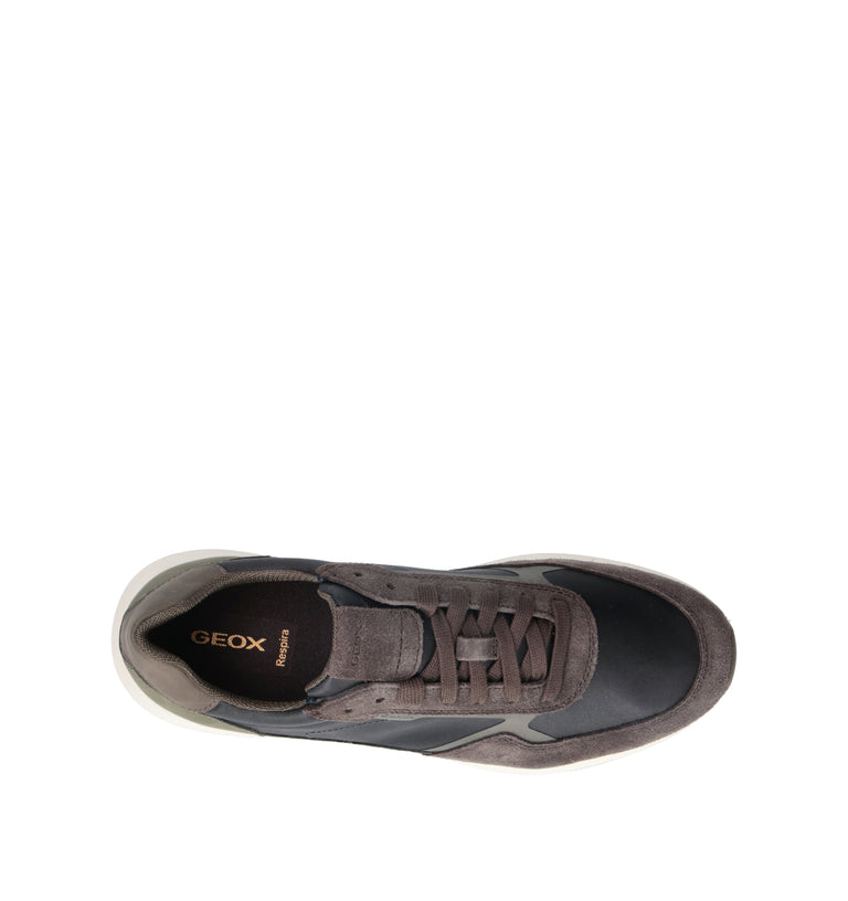 GEOX Sneaker uomo blu/marrone