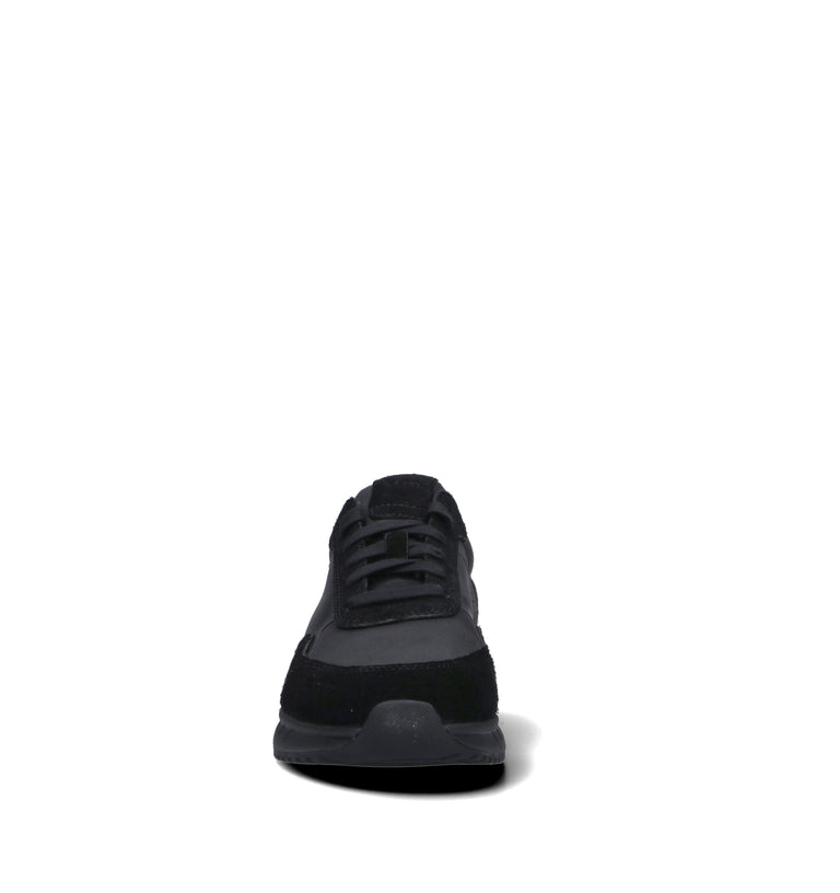 GEOX Sneaker uomo nera in pelle
