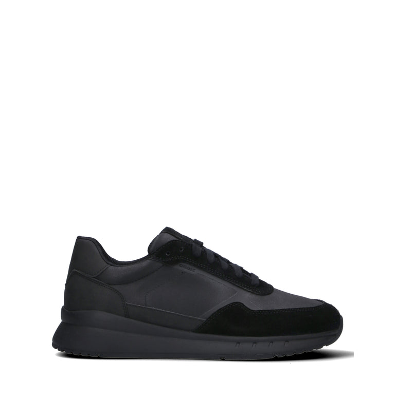 GEOX Sneaker uomo nera in pelle