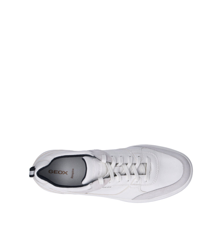 GEOX Sneaker uomo bianca in pelle
