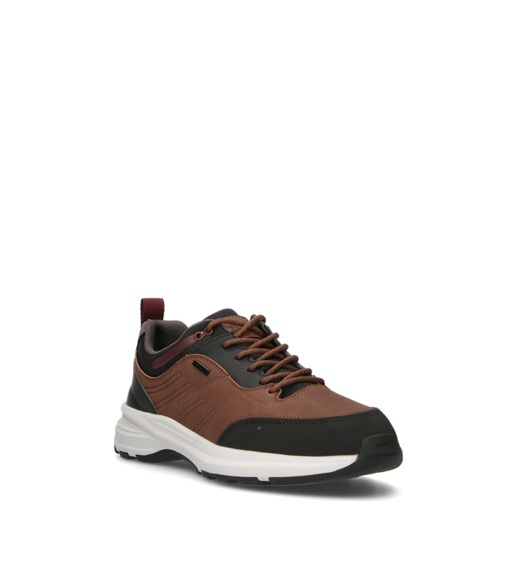 GEOX Sneaker uomo nera/marrone