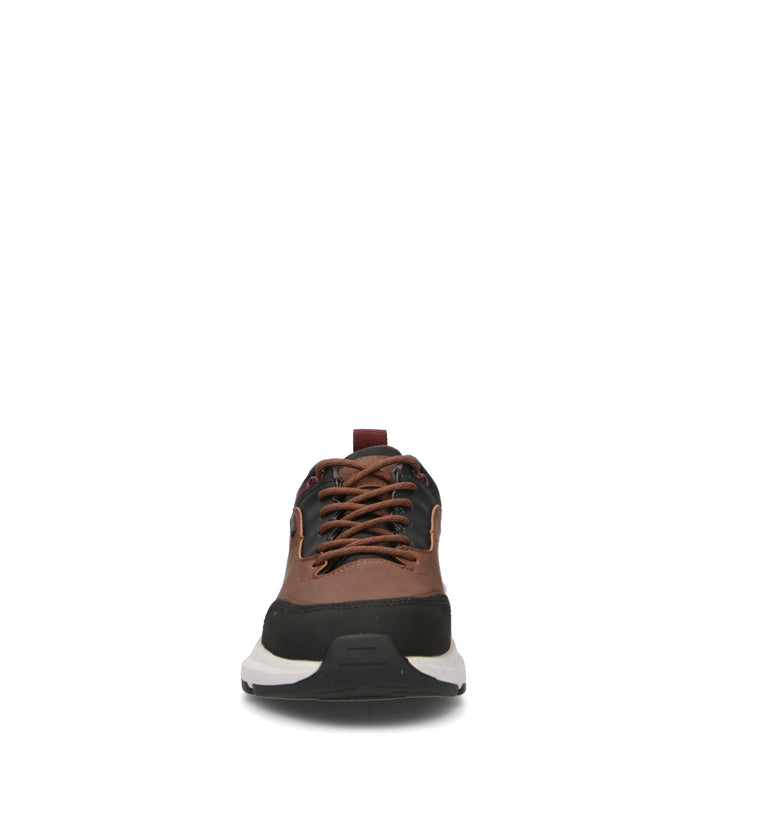 GEOX Sneaker uomo nera/marrone