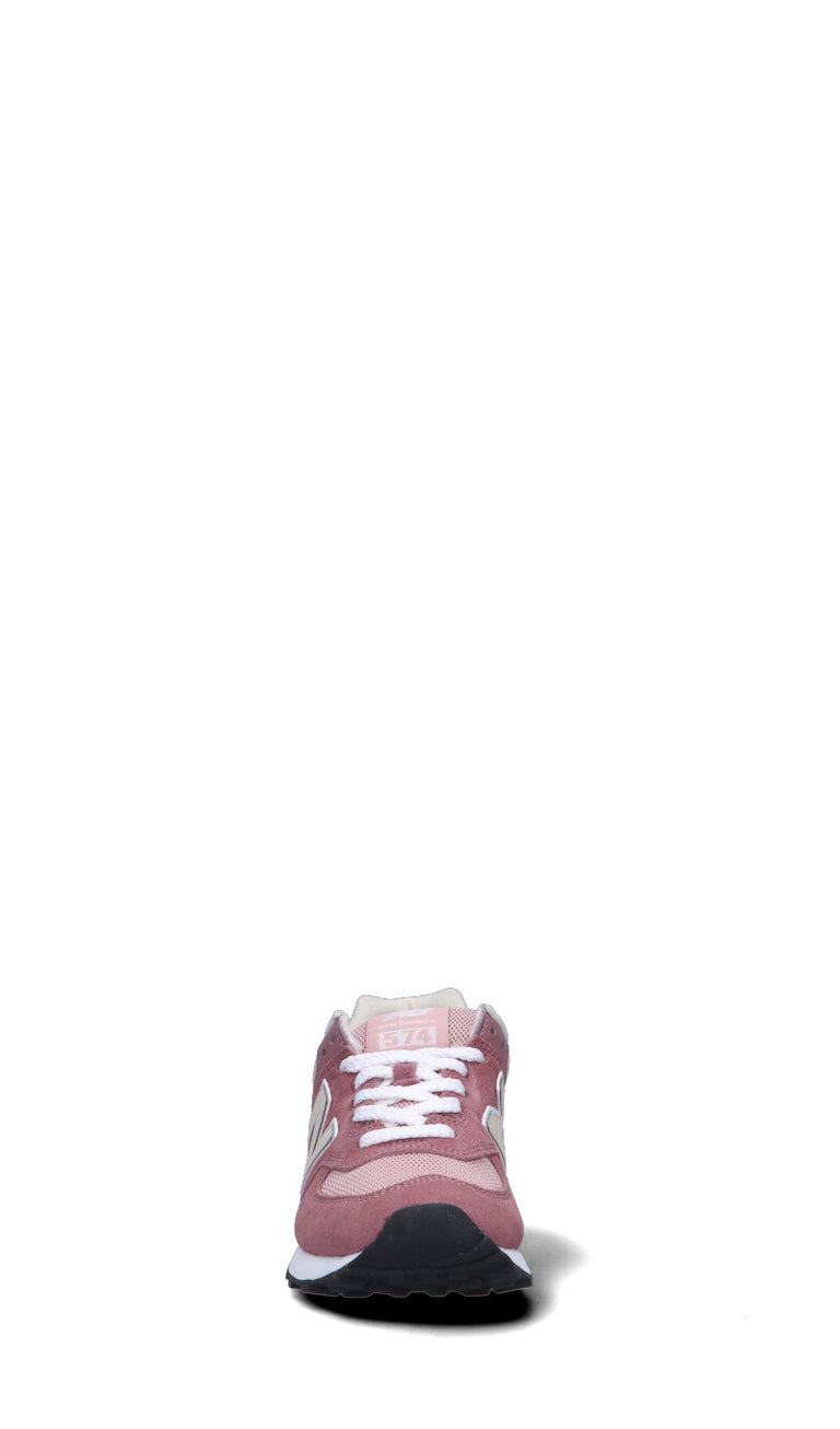 NEW BALANCE Sneaker donna rosa/panna in suede
