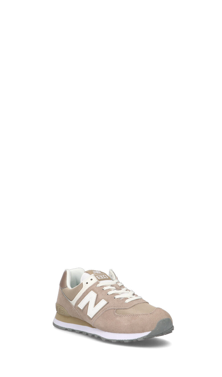 NEW BALANCE 574 Sneaker uomo beige in suede