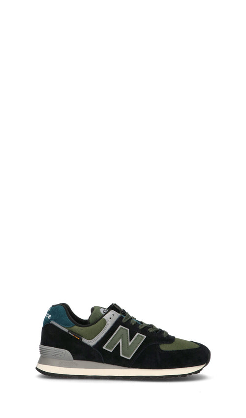 NEW BALANCE Sneaker uomo nera/verde