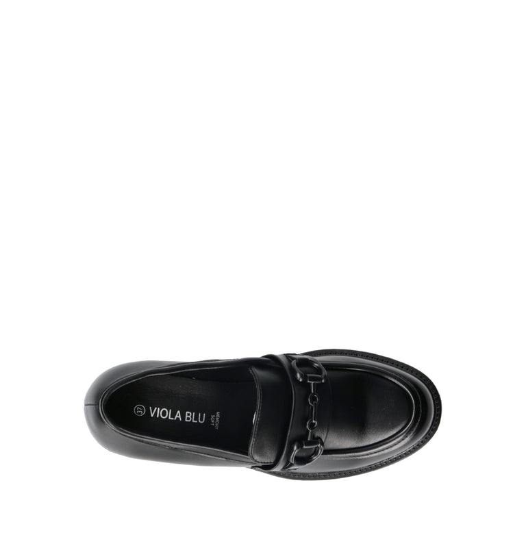VIOLABLU' Mocassino donna nero