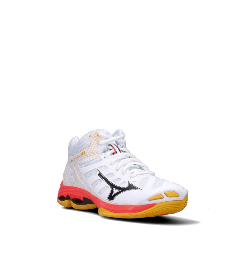 MIZUNO WAVE VOLTAGE 2 MID Scarpa pallavolo donna bianca