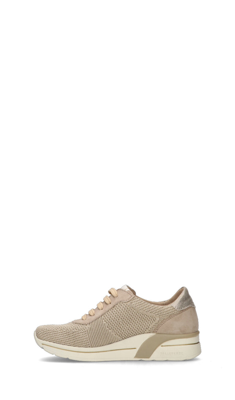 VALLEVERDE Scarpa comfort donna oro in pelle