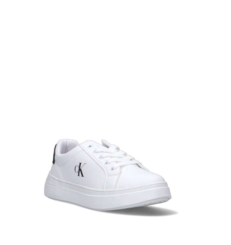 CALVIN KLEIN Sneaker ragazza bianca/nera