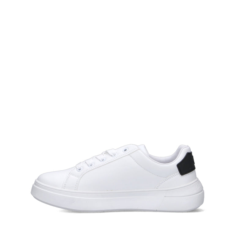 CALVIN KLEIN Sneaker ragazza bianca/nera