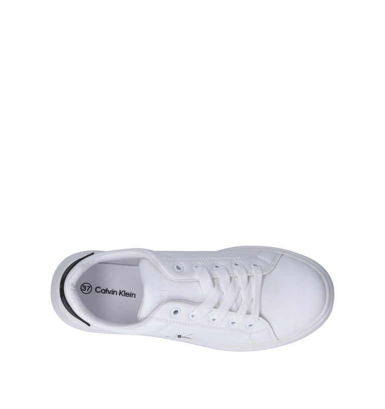 CALVIN KLEIN Sneaker ragazza bianca/nera