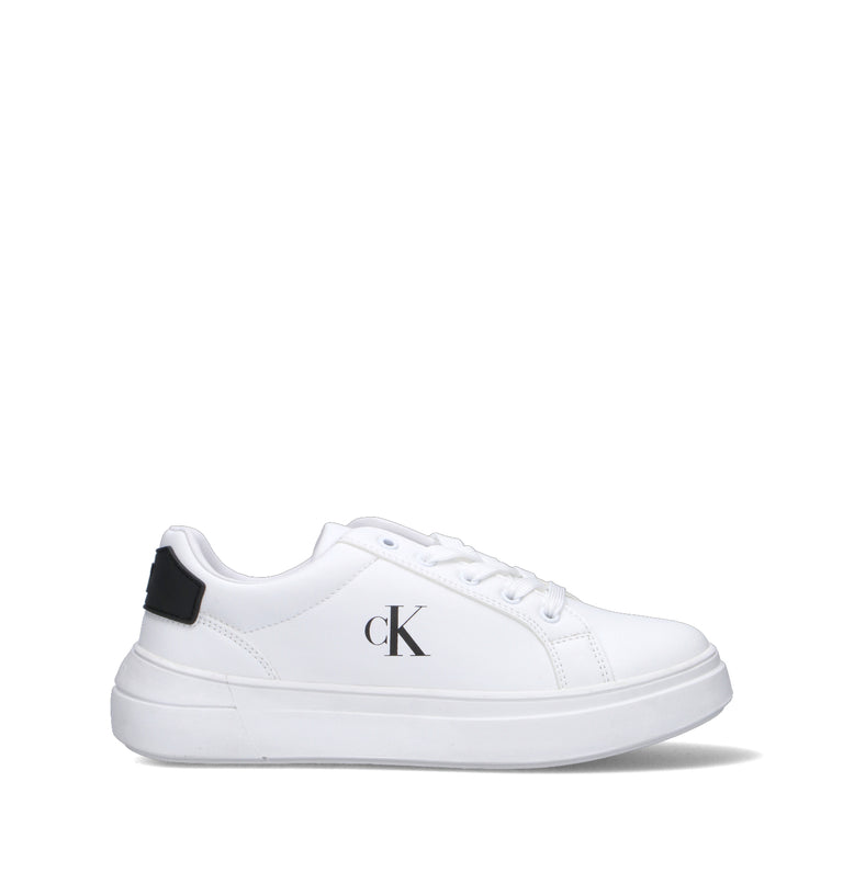 CALVIN KLEIN Sneaker ragazza bianca/nera
