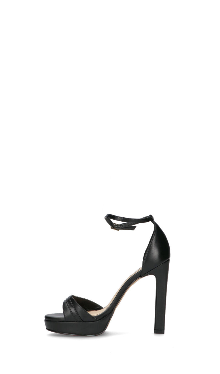 GAUDI' Sandalo donna nero in pelle