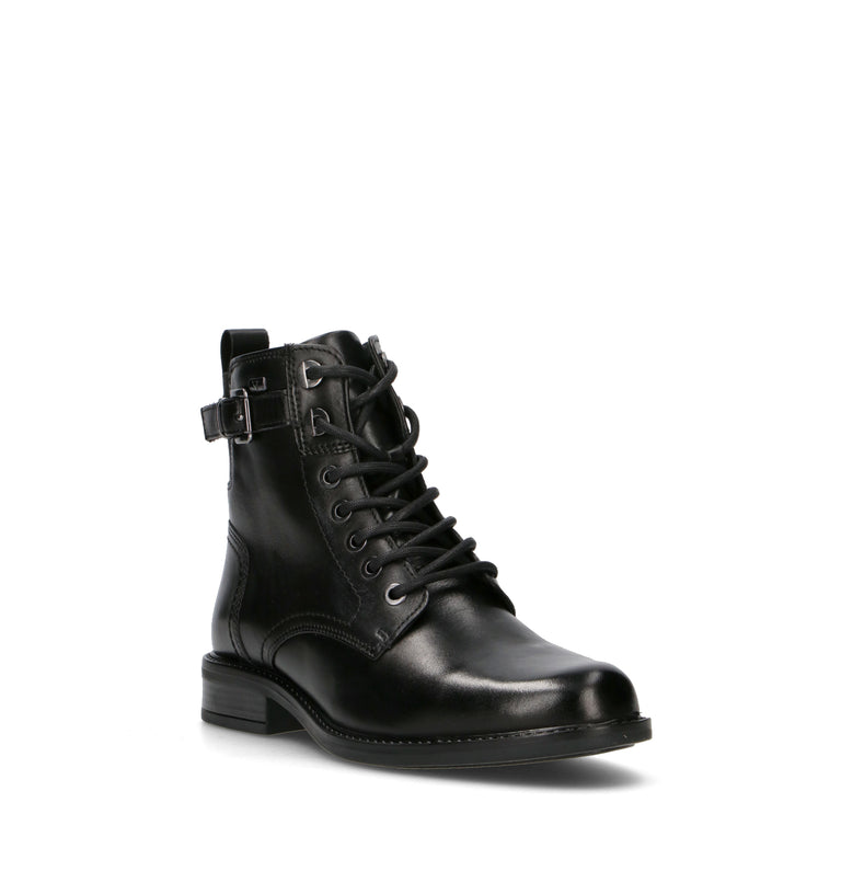 VALLEVERDE Anfibio donna nero in pelle