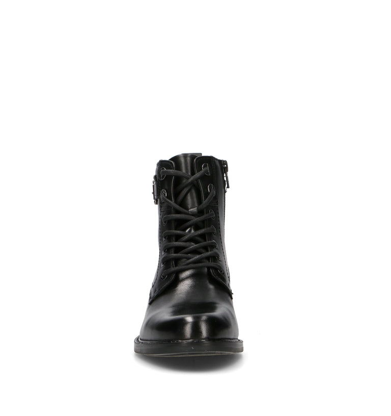 VALLEVERDE Anfibio donna nero in pelle