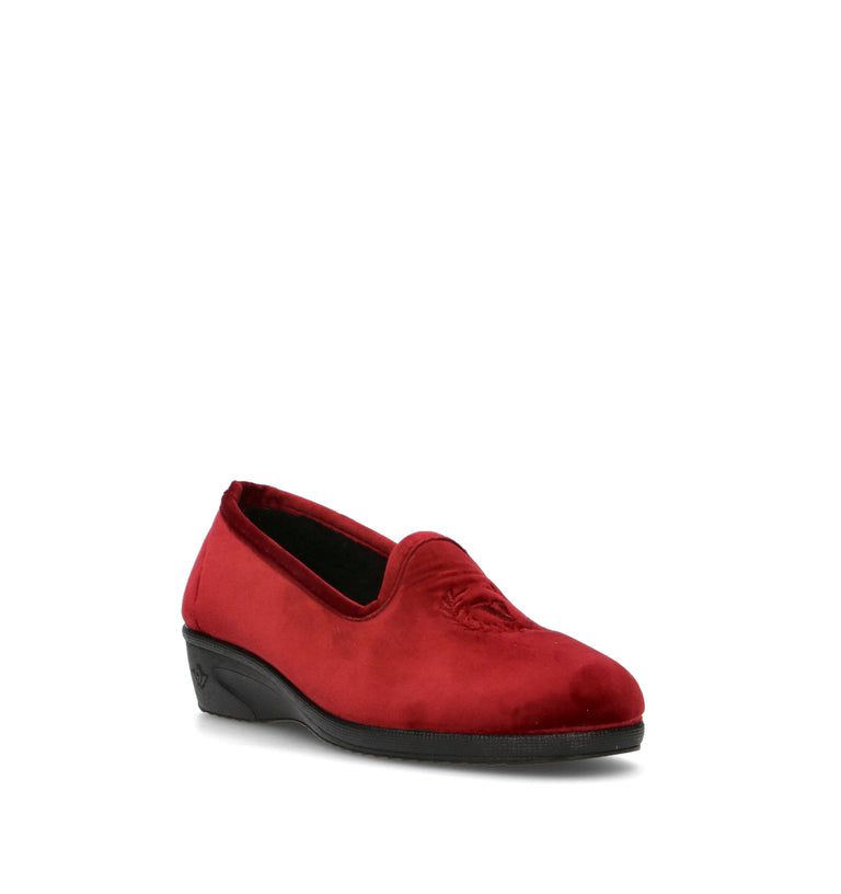 VALLEVERDE Pantofola donna bordeaux