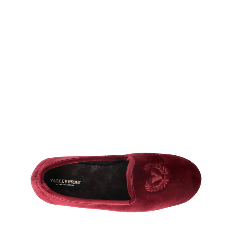 VALLEVERDE Pantofola donna bordeaux