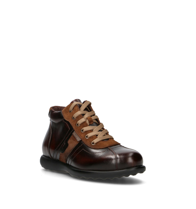VALLEVERDE Sneaker uomo marrone in pelle